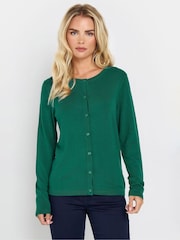 M&Co green Petite Button Cardigan - Image 1 of 5