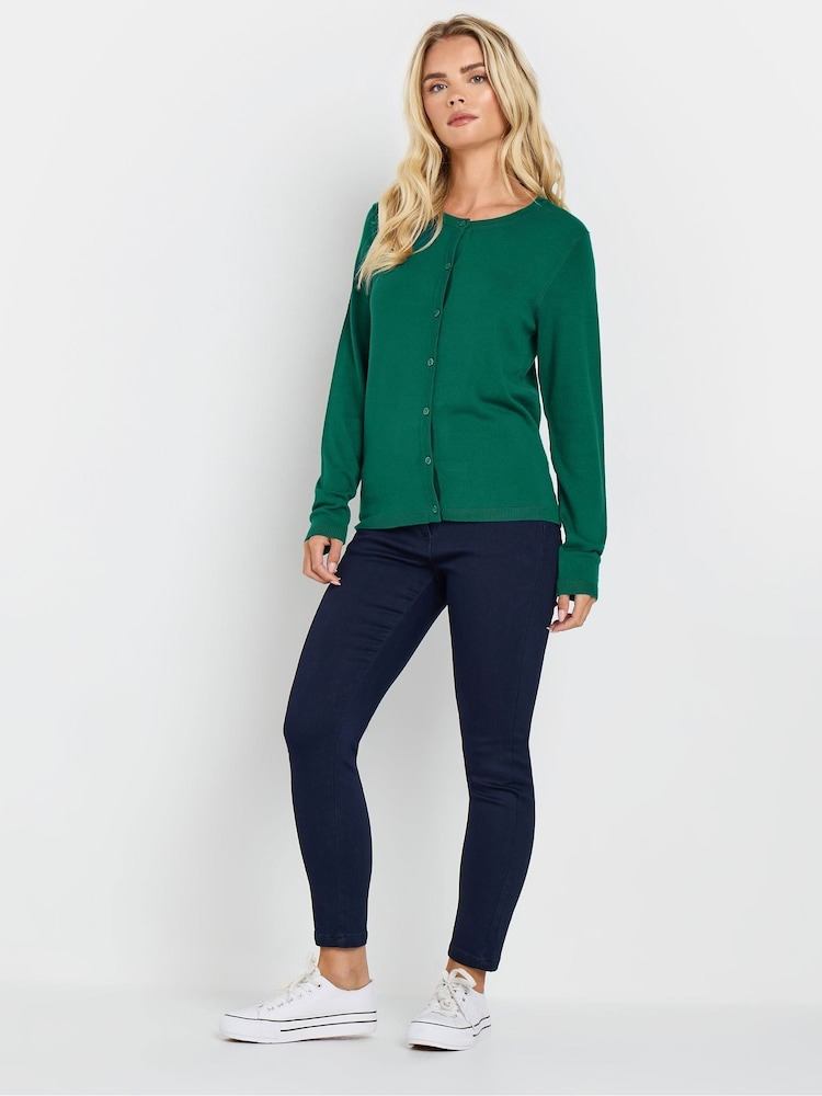 M&Co green Petite Button Cardigan - Image 2 of 5