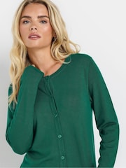M&Co green Petite Button Cardigan - Image 4 of 5