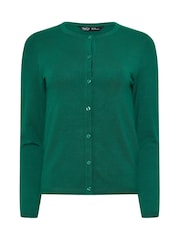 M&Co green Petite Button Cardigan - Image 5 of 5