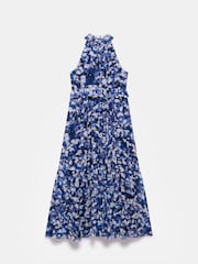 Mint Velvet Blue Abstract Print Maxi Dress - Image 4 of 4