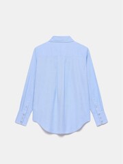 Mint Velvet Blue Pocket Detail Long Sleeved 100% Cotton Shirt - Image 4 of 4