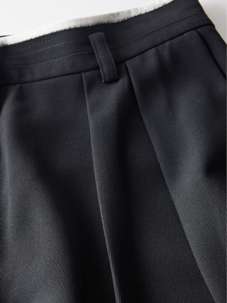 Mint Velvet Black Waist Detail Trousers - Image 6 of 6