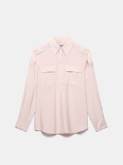Mint Velvet Pink Pocket Detail Shirt - Image 3 of 4