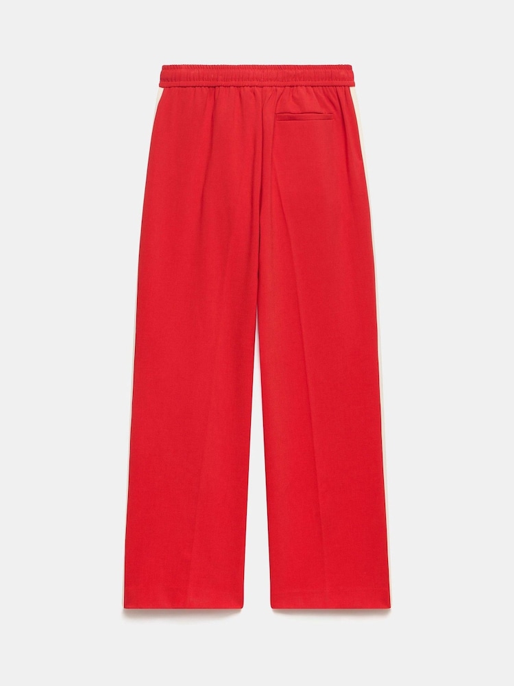 Mint Velvet Red Side Stripe Trousers - Image 4 of 4