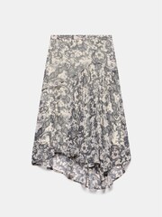 Mint Velvet Cream Print Midi Skirt - Image 3 of 4