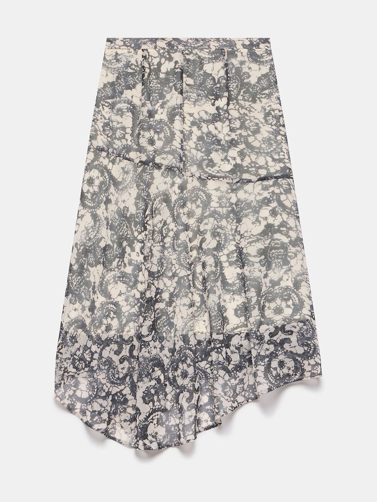Mint Velvet Cream Print Midi Skirt - Image 4 of 4 Mint Velvet Cream Print Midi Skirt - Image 4 of 4