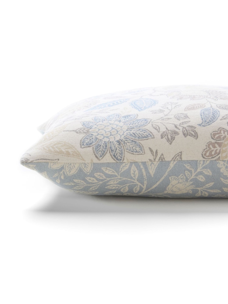 Laura Ashley Blue Seaspray Hedingham 100% Cotton Cushion - Image 6 of 6 Laura Ashley Blue Seaspray Hedingham 100% Cotton Cushion - Image 6 of 6