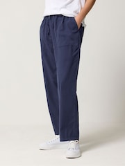 Albastru - M&Co Carpenter Tapered Trousers - Imaginea 1 din 6