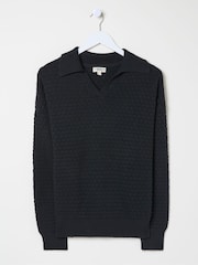 FatFace Black Bea Collar Jumper - Image 5 of 5