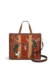 Radley London Autumn Medium Editions Ziptop Grab Brown Bag - Image 1 of 4