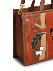 Radley London Autumn Medium Editions Ziptop Grab Brown Bag - Image 3 of 4