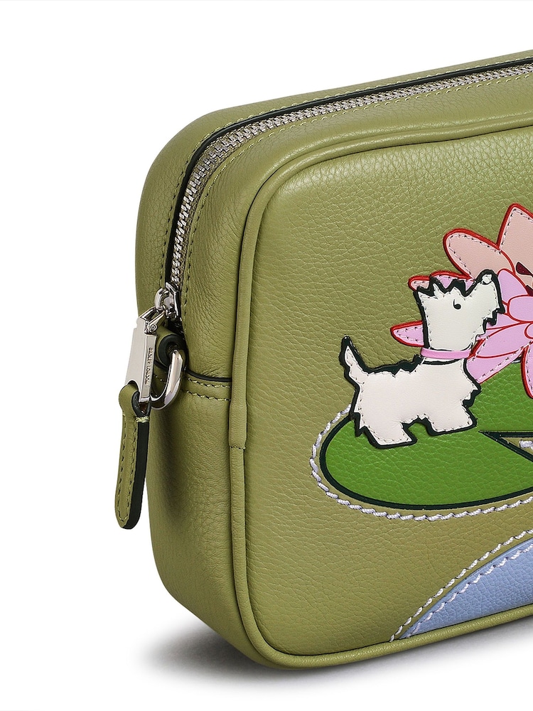 Radley London Small Green Into the Woods Ziptop Cross-Body Bag - Image 4 of 4