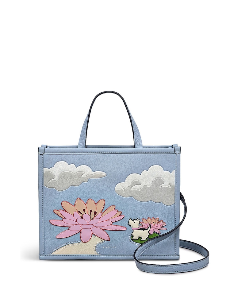 Radley London Medium Blue Into the Woods Ziptop Grab Bag - Image 1 of 4