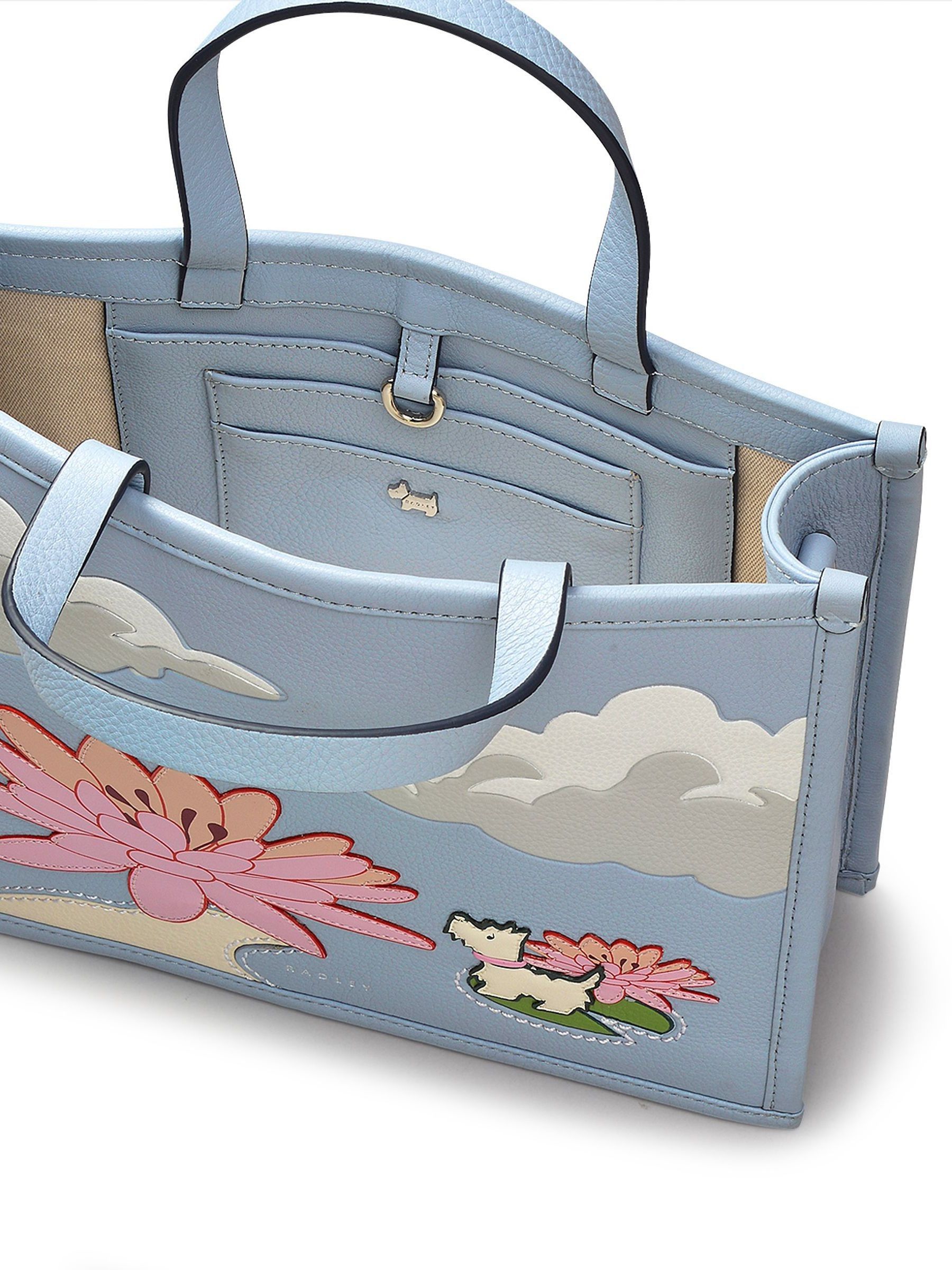 Buy Radley London Medium Blue Into the Woods Ziptop Grab Bag from