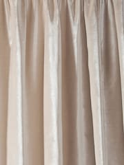 Laura Ashley Pale Truffle Loretta Pencil Pleat Curtains - Image 3 of 4