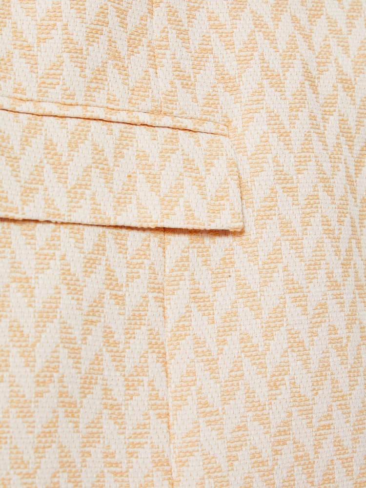 Anna Quan Chevron Weave Mini Skirt - Image 6 of 6