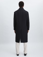 Oscar Jacobson Wool Herringbone Double-Breasted Coat - Image 5 of 6