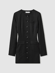 Anna Quan Tailored Button Through Mini Dress - Image 2 of 5