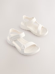 Bone White Touch and Close Fastening Trekker Sandals - Image 1 of 5