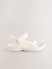 Bone White Touch and Close Fastening Trekker Sandals - Image 2 of 5