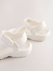 Bone White Touch and Close Fastening Trekker Sandals - Image 3 of 5