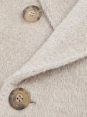 Oscar Jacobson Alpaca-Wool Double-Breasted Coat - Image 7 of 7