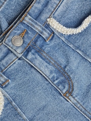 Monsoon Blue Pearl Pocket Seam Detail Jeans - Image 4 of 4