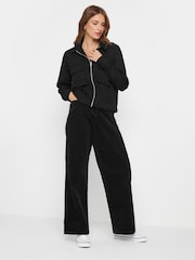 M&Co Black Zip Collared 100% Cotton Jacket - Image 2 of 5