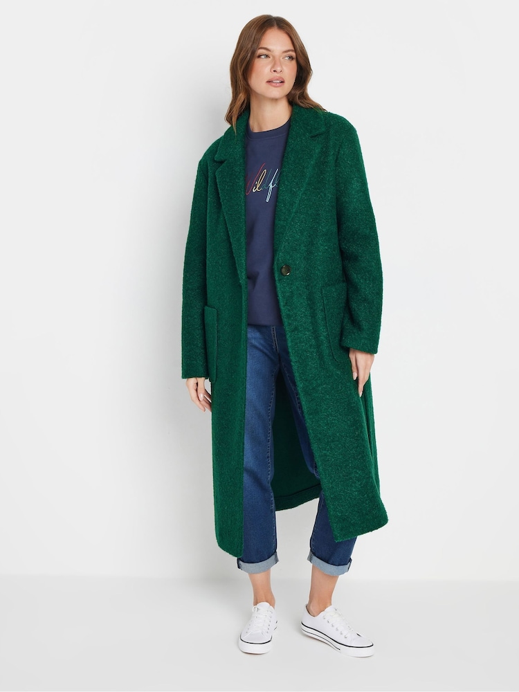 M&Co Green Tailored Coatigan - Image 1 of 5