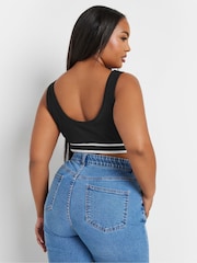 Yours Curve Спортивный бралетт в рубчик 2 набор - Изображение 5 из 6