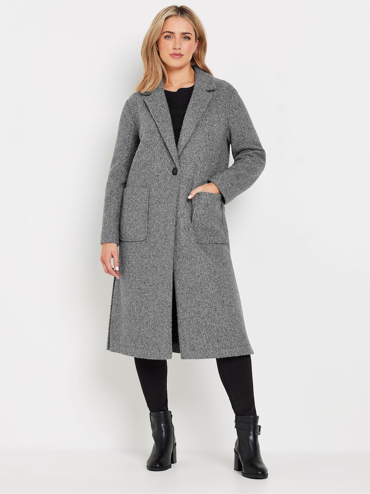 M&Co Grey Tailored Coatigan - Image 1 of 4