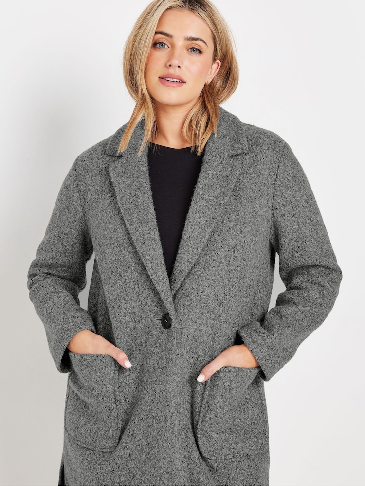 M&Co Grey Tailored Coatigan - Image 4 of 4