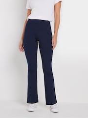 M&Co Blue Slim Leg Yoga Trousers - Image 1 of 4