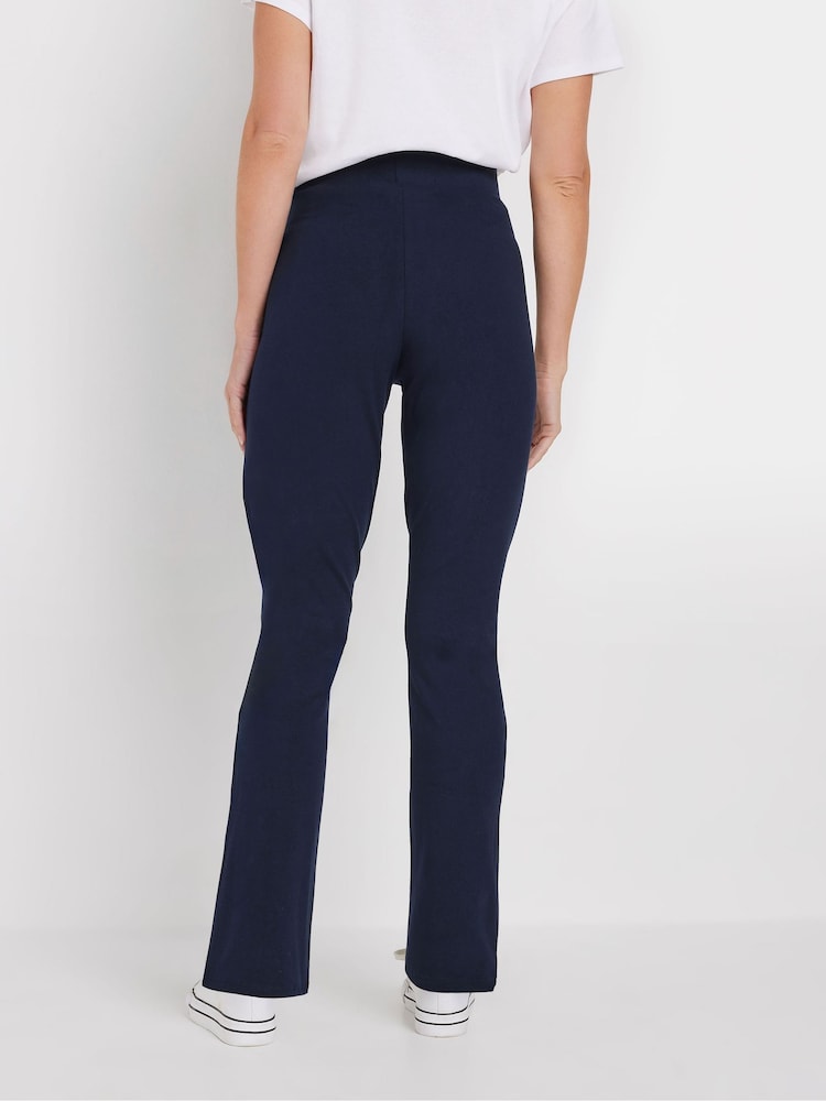 M&Co Blue Slim Leg Yoga Trousers - Image 2 of 4