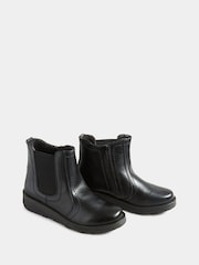 Yours Curve Black Extra Wide Fit Extra Wide Fit Wedge Chelsea Boots - Image 4 of 5