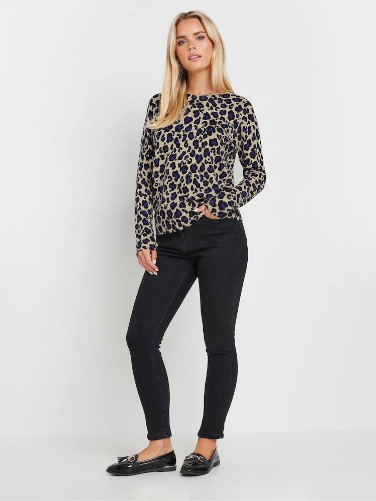M&Co Natural Petite Crewneck Sweatshirt - Image 2 of 5