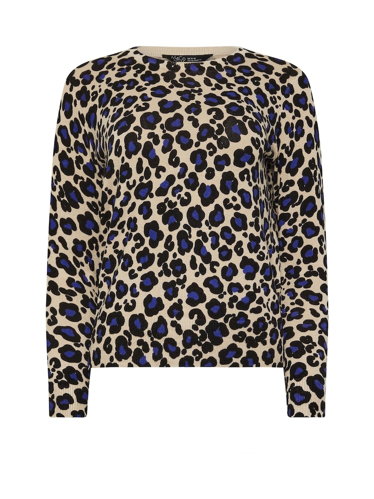 M&Co Natural Petite Crewneck Sweatshirt - Image 5 of 5
