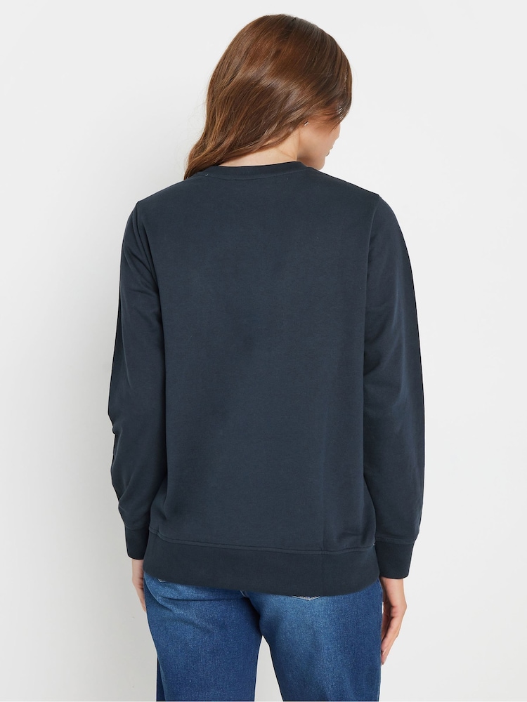 M&Co Blue Wildflower Sweatshirt - Image 3 of 4