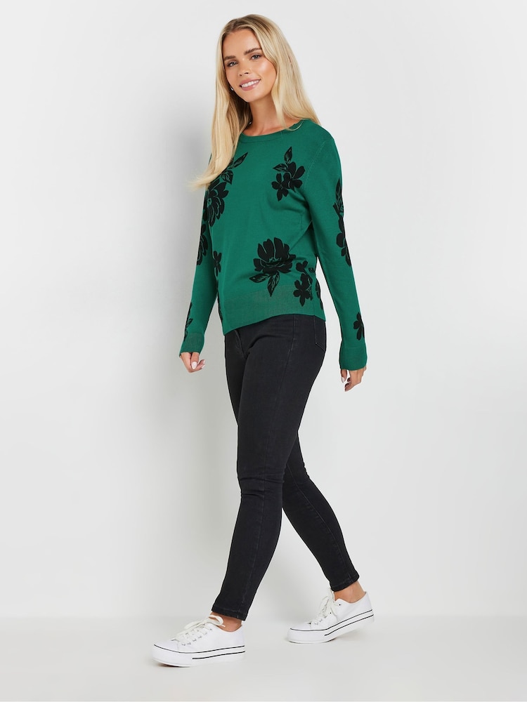 Grün - M&Co Petite Rundhals-Sweatshirt - Bild 2 von 5 Grün - M&Co Petite Rundhals-Sweatshirt - Bild 2 von 5