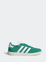 adidas Green/White Breaknet Sleek Trainers - Image 1 of 9