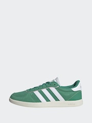 adidas Green/White Breaknet Sleek Trainers - Image 2 of 9