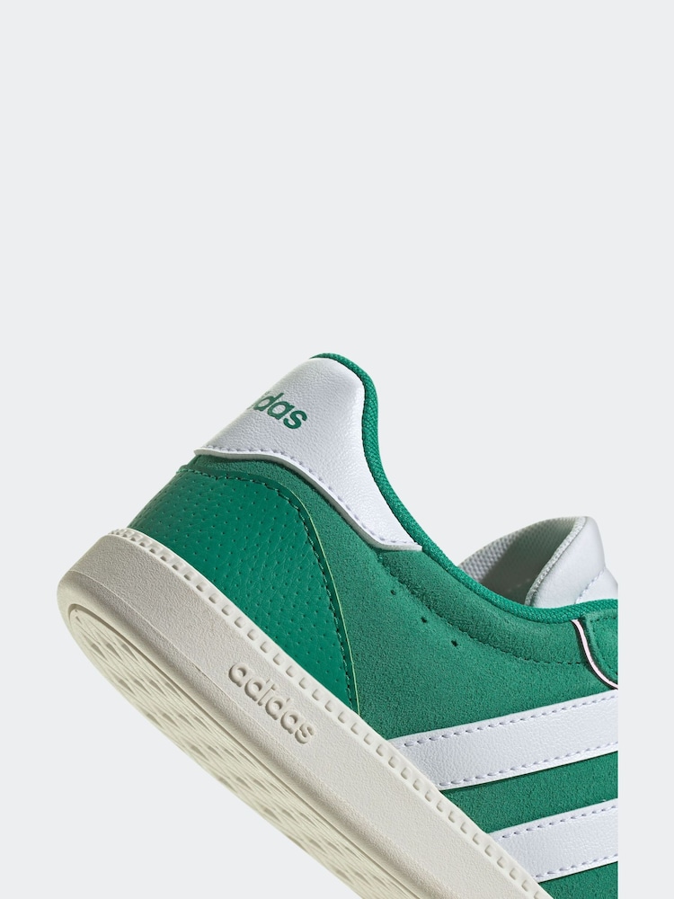 adidas Green/White Breaknet Sleek Trainers - Image 9 of 9