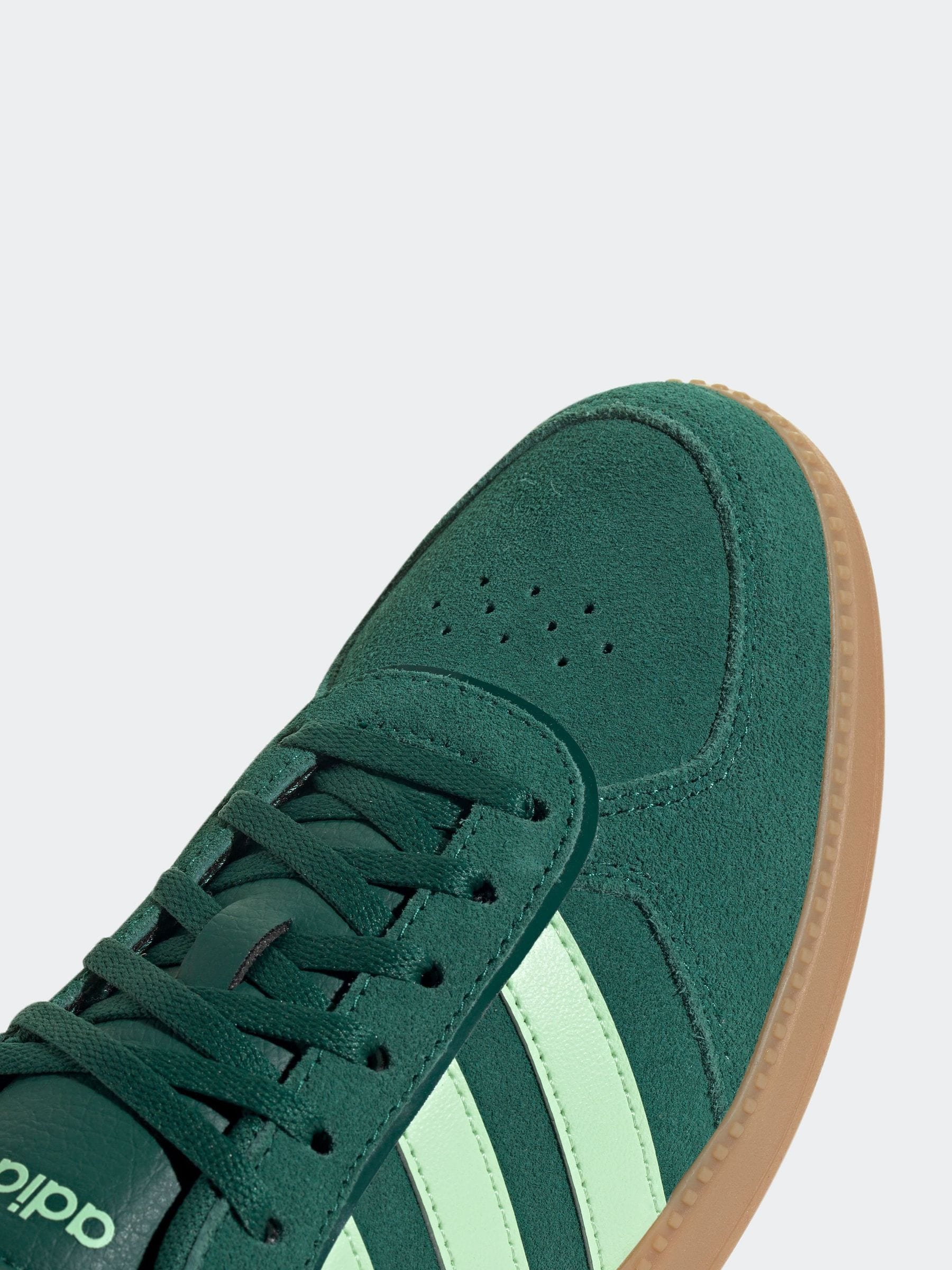 ◆人気急上昇◆ ◆ADIDAS◆ Breaknet Slick - Court Green adidas Kids' Breaknet Sleek Sneaker Little Kid | Famous Footwear