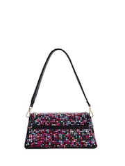 Dune London Shimar Black Chelsea Pillow Leather Shoulder Bag - Image 3 of 6