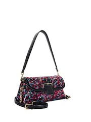 Dune London Shimar Black Chelsea Pillow Leather Shoulder Bag - Image 4 of 6