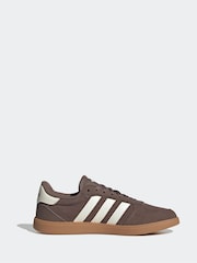 adidas Brown/White Breaknet Sleek Trainers - Image 1 of 9