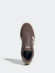 adidas Brown/White Breaknet Sleek Trainers - Image 6 of 9