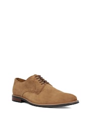 Dune London Brown Stanley Soft Leather Gibson Shoes - Image 2 of 5