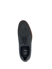 Dune London Blue Wide Fit Beko Wedge Gibson Shoes - Image 5 of 6